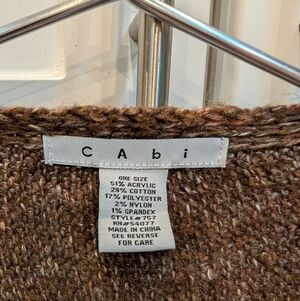 CAbi Cape Wrap Sweater Shawl